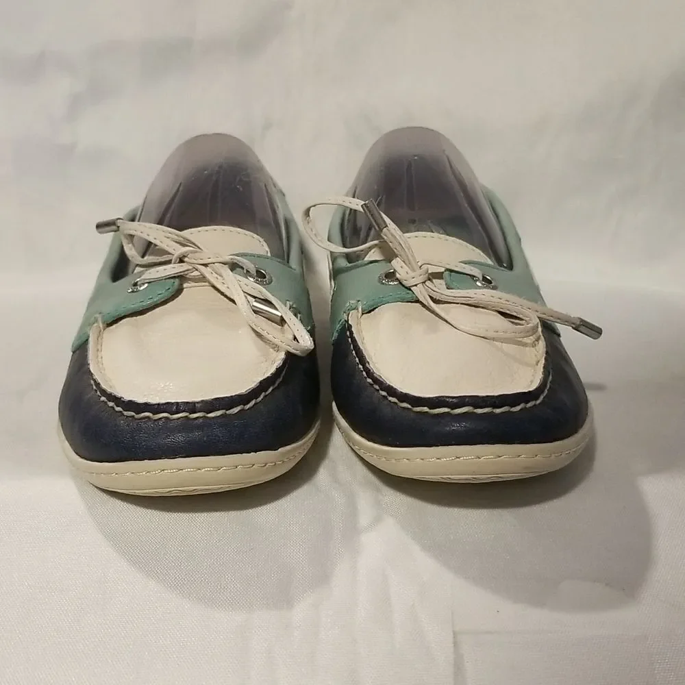 WOMENS SPERRY TOP-SIDER LEATHER LOAFER SZ 7 - Picture 3 of 8